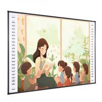 Tableau blanc d'usine de la Chine 82 84 96 102 pouces tableau blanc interactif portable tableau blanc intelligent avec connexion USB pour pc