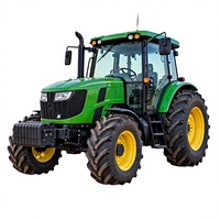 Tracteur agricole diesel d'occasion de haute qualité 4x4/4x2 120 CV avec moteur Yuchai et boîte de vitesses – Matériel agricole