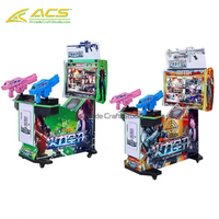 Simulateur de tir vidéo 3-en-1 ACS Ultra Firepower, machine de jeu de tir pour enfants en anglais, écran LCD métallique
