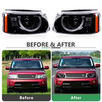 Faro LED Defender para Land Rover, para Range Rover Sport 2005-2013, Ensamblaje Frontal Nuevo de Plástico