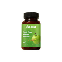 Gummies OEM au vinaigre de cidre de pomme et à la vitamine B12 pour la beauté, 60 unités, pour la santé des cheveux, de la peau et la gestion du poids