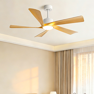 <span class=keywords><strong>Ventilateur</strong></span> de <span class=keywords><strong>plafond</strong></span> industriel à 5 pales <span class=keywords><strong>avec</strong></span> <span class=keywords><strong>lumière</strong></span> LED, finition nickel brossé, télécommande, 52 pouces, pales en ABS imitation noyer, <span class=keywords><strong>ventilateur</strong></span> DC <span class=keywords><strong>silencieux</strong></span> - Product Image 2