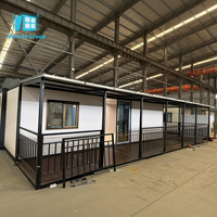 Maisons préfabriquées portables de luxe 20ft 30ft 40ft, villas préfabriquées conformes aux normes australiennes, maisons conteneurs extensibles