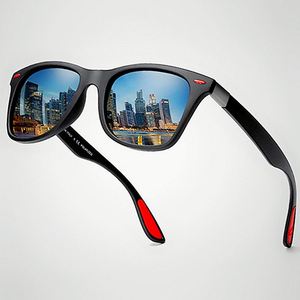 Lunettes de soleil polarisées carrées classiques pour hommes et femmes, personnalisables avec logo, vente en gros à prix d'usine, pour la pêche et la conduite - Product Image 1