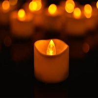 Mini bougie à thé led pour fête de mariage et décoration d'intérieur Mini bougies électriques à piles Bougies à thé led avec piles