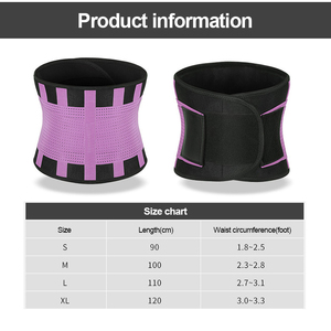 Đầy Màu sắc <span class=keywords><strong>Neoprene</strong></span> eo huấn luyện viên đôi kéo nhãn hiệu riêng eo hỗ trợ cho nam giới và phụ nữ - Product Image 5