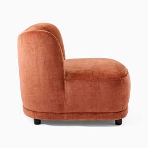 Nordique moderne minimaliste Orange velours canapé doux loisirs chaise paresseuse pour bureau à domicile salon chambre <span class=keywords><strong>Villa</strong></span> - Product Image 6