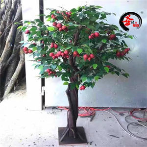 Árbol de espino simulado árbol de fruta falsa interior y exterior Hotel hortícola centro comercial árbol de paisaje artificial - Product Image 5