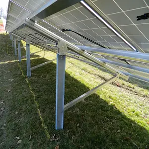الافضل مبيعا ورخيصا نظام تثبيت الطاقة الشمسية الكهروضوئية نظام الارض دعم الطاقة الشمسية حقل مفتوح