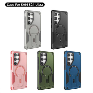 Custodia per <span class=keywords><strong>Samsung</strong></span> S25 Ultra S24 A17 A07 A05 A15 A25 A35 A55 A14 A54, Robusta con Cavalletto, Protezione Armor, Cover Magnetica per Telefono - Product Image 2