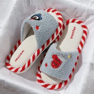 Pantuflas de Interior para Mujer y Niña, de Tela Suave, <span class=keywords><strong>con</strong></span> Punta Abierta, para Primavera, Verano y Todas las Estaciones - Product Image 1
