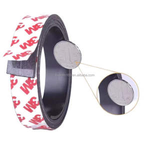 Feuilles magnétiques industrielles en caoutchouc à tête fraisée avec adhésif, supports muraux permanents, aimant adhésif en caoutchouc pliable - Product Image 3