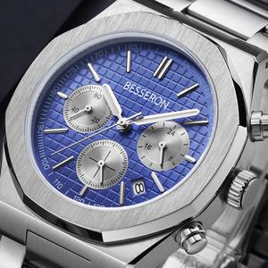 Fabricante de Relojes de Lujo Personalizados, OEM ODM, Logotipo, Acero Inoxidable, Cuarzo, Cronógrafo, Reloj de Hombre a Prueba de Agua - Product Image 2