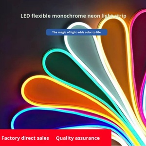 Tira de Luz LED de Silicona Flexible a Prueba de Agua IP65, 12V 2835, Luz Ambiental Suave, Tubo de Luz Flexible con Cuerpo de PVC - Product Image 3