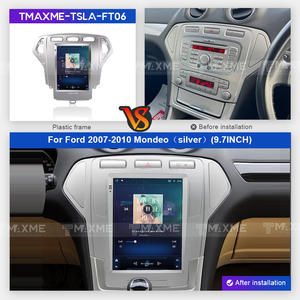 Nouveau Design Radio multimédia 9.7 pouces lecteur vidéo de voiture pour <span class=keywords><strong>Ford</strong></span> 2007-2010 <span class=keywords><strong>Mondeo</strong></span> (argent) avec <span class=keywords><strong>GPS</strong></span> WIFI 4G Android grand écran - Product Image 2