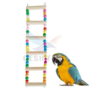 Pet Bird Swing Chewing Training Toys Small Parrot Hanging Hammock Parrot Climbing Ladder Pet Supplies