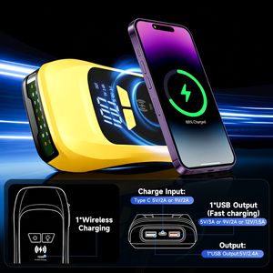 OEM ODM, Arrancador de Coches Portátil de 12000 mAh, Dispositivo de Arranque de 12 V con Cargador Inalámbrico, Linterna LED TH-JS-201 de Alta Potencia - Product Image 5