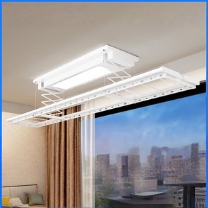 <b>Large</b> balcony indoor fixed straight pole intelligent telescopic ultra-thin electric <b>drying</b> <b>rack</b> - Product Image 4