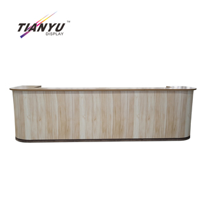 דלפק קידום מכירות נייד מתקפל מאלומיניום איכותי עם תאורת לד, שולחן לתערוכות, רב מכר - Product Image 2