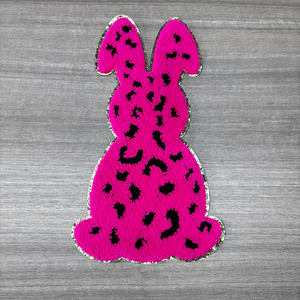 Sewill Đầy Màu Sắc Bunny Sequin Các Bản Vá Lỗi Sắt Trên Động Vật Thỏ Quần Áo Long Lanh Vá Lớn Phục Sinh Chenille Các Bản Vá Lỗi Cho Quần Áo - Product Image 4