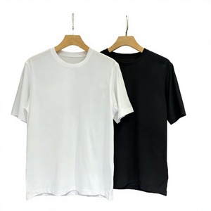 Camiseta Deportiva de Manga Corta para Hombre, Cuello Redondo, 100% Algodón, 220g, Tejido Transpirable, Corte Regular, Color Sólido, Venta al Por Mayor 2026 - Product Image 2