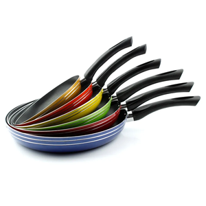 Sartén barata de aluminio sin aceite personalizada, sartén redonda antiadherente gruesa, sartén <span class=keywords><strong>Wok</strong></span> - Product Image 2
