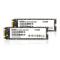 قرص صلب داخلي SSD مخصص M.2 2280 NGFF (SATA) للكمبيوتر المحمول/الشخصي، خيارات 128 جيجابايت، 256 جيجابايت، 512 جيجابايت، 1 تيرابايت، SATA 6 جيجابت/ثانية، تقنية 3D NAND TLC