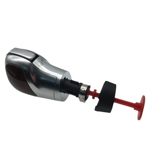 Volkswagen Gear Shift Knob 16D713203 Red <b>Edged</b> Peach Wood Ergonomic <b>Plastic</b> Automatic Transmission Replacement - Product Image 1