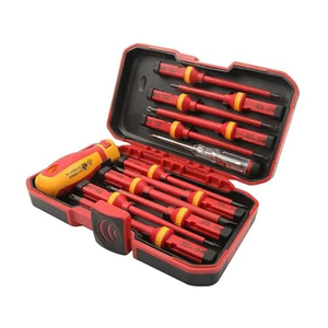 Kit d'outils de réparation électrique 13 pièces 1000V à succès – Tournevis et outils manuels, compatible OEM, emballage en mallette rigide - Product Image 1