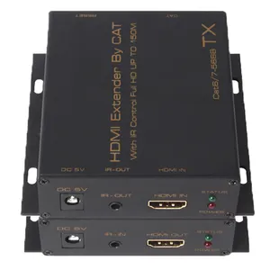 HDMI Extender 150M Over Cat5e/6/7 IP Support 1080P