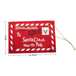 お祝いクリスマスツリーぶら下げ赤い封筒装飾ホリデーギフトポケットキャンディーカード装飾クリスマス装飾 - Product Image 2