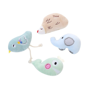 Hot Selling Sustainable Under $2 Unbranded <b>Small</b> Plush Indoor Cartoon Cat Chew Relaxing Toy - Product Image 1