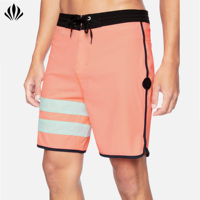 Nouveau short de plage pour homme, tendance, 18 pouces, Phantom Block Party, avec ceinture contrastée