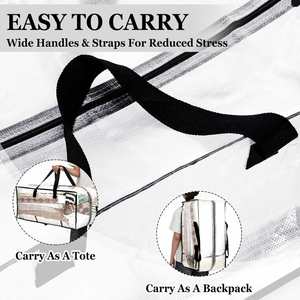 Bolsas de Mudanza Grandes con Cierre y Asas, Bolsas de Almacenamiento Plegables para Ropa, Mantas y Ropa de Cama - Product Image 3