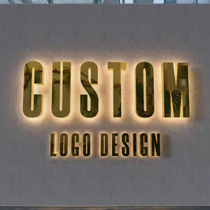 Lettres en relief 3D rétroéclairées personnalisées en acier inoxydable, panneau LED, étanche IP65, télécommande pour entreprises, intérieur/extérieur - Product Image 6