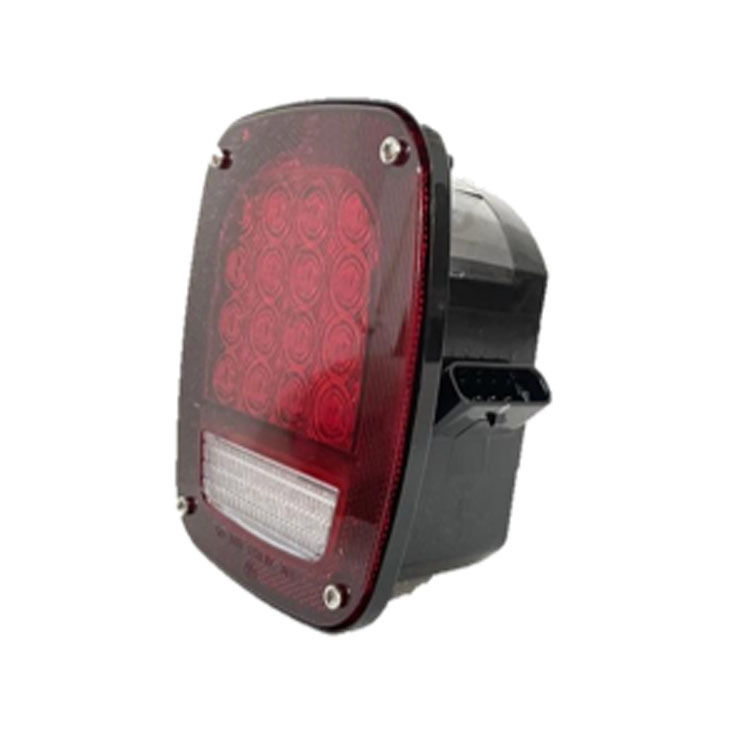 2026 Factory Direct Sales Waterproof Luminous LED Multifunctional Combination Taillight square Work Light 12v Truck and Bus
