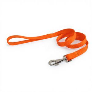 Laisse en nylon durable MM25X1000 orange solide pour chiens - Product Image 1