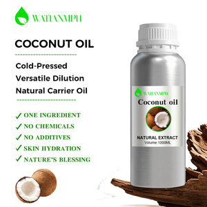 Aceite de Coco Refinado al por Mayor para el Cuidado de la Piel, el Cabello y el Cuerpo, Cosméticos, con Aceite Corporal 100% Puro y Natural - Product Image 1