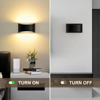 Applique murale LED moderne en aluminium, éclairage mural intérieur haut/bas, lampe murale G9 câblée pour salon, chambre, couloir