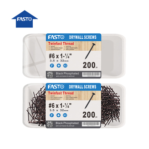 High Quality Galvanized Black Phosphate Gypsum Drywall <strong>Screws</strong> for Metal and <strong>Wood</strong> - Product Image 6