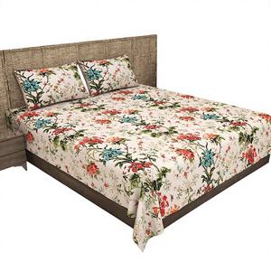 ผ้าปูที่นอนลายพิมพ์สไตล์วินเทจสำหรับทุกฤดู พร้อมปลอกหมอน 2 ใบ ผ้าฝ้าย 100% 300 เส้นด้าย ทอแบบเป็นมิตรกับสิ่งแวดล้อม ราคาขายส่ง - Product Image 1