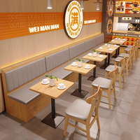 Meubles de salle à manger modernes en cuir souple pour hôtels, villas, restaurants, bars et fast-foods : banquettes et chaises