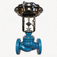 Vanne à actionneur pneumatique avec positionneur 4-20 mA et joint en PTFE pour le contrôle du débit de gaz et la régulation de la pression de l'eau industrielle