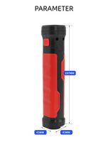 Wason nouveau professionnel extensible magnétique lumière de travail Rechargeable interrupteur pliable XPE + COB travail lampe torche lampe torche