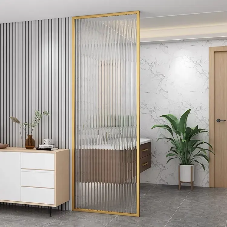 trennwand glastür modernes minimalistisches design bildschirm wohnzimmer aluminium badezimmer türen preis haustür trennwand