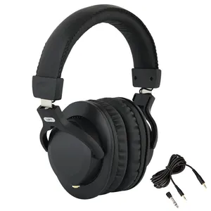 Manufacture Customize Wired Stereo Headset Over Ear Studio Monitor Noise Canceling Headphones For Mixer CDJ Computer