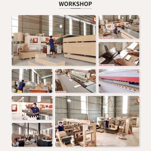 أثاث منزلي حديث مع 2 داور وخزانات خشبية MDF زجاجية لغرفة المعيشة - Product Image 6