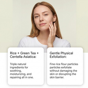 สครับทำความสะอาดผิวหน้าที่ให้ความชุ่มชื้น ทำความสะอาดน้ำมันบนใบหน้าอย่างอ่อนโยน ให้ความรู้สึกสดชื่นและบางเบา - Product Image 3