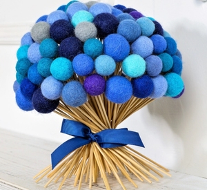 <span class=keywords><strong>Boule</strong></span> de Noël <span class=keywords><strong>Guirlande</strong></span> Nouvel An Décoration extra Large Boules de Feutre de Laine - Product Image 3