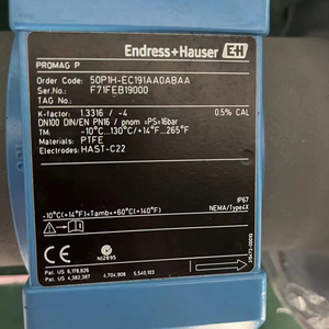 Débitmètre Endress+Hauser PROMAG P 50P1H, nombre de canaux, signal de sortie : 4-20 mA - Product Image 3